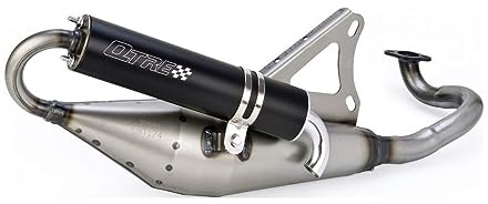 Tecnigas Pot d'échappement sport (certifié E) pour Yamaha Aerox, Neos, Jog R RR – MBK Nitro, Mach G, Ovetto – Aprilia SR 50, Rally