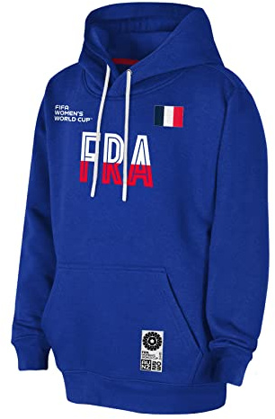 FIFA Sweat À Capuche Officiel 2023 - Coupe du Monde de Football Adulte - France Sweat à Capuche Mixte (Lot de 1)