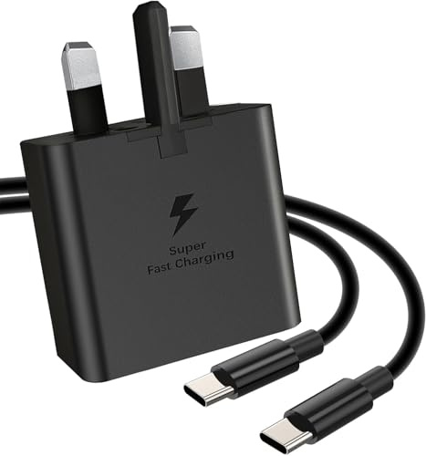 HECHOBO 25W Fast Charger for Samsung Galaxy S22, S23, S21, S21+, S20+, S20, A54, A53, A52, A51, A50, A33, A72, A71, S9/S8 Ultra Plus Flip 3 5G with 2M Charger Cable