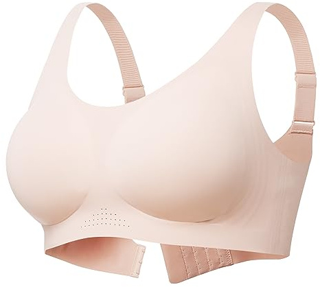Momcozy Seamless Comfort Bra, Wireless Full-Coverage Everyday Wear, Invisible All-Day Support