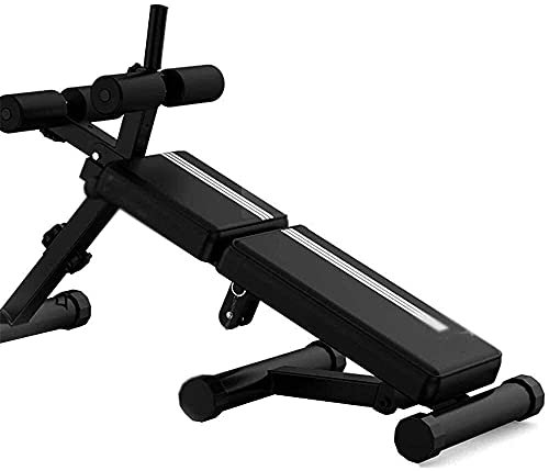 BOSHYUM Hantel Gewichtheben Verstellbare Übung Hantel Langhantel Bank Gewichtheben, Bauch Taille Training Flach/Schräg/Gefälle Workout Ex
