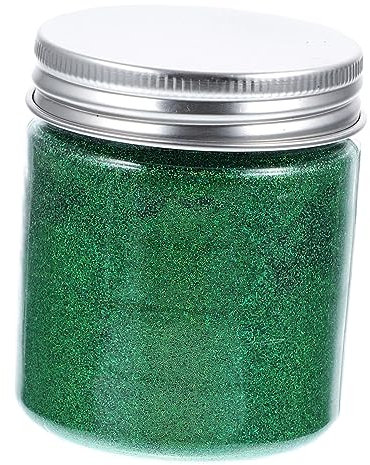 SEWACC Grüner Glitzer 100 G Feiner Bastelglitzer für Nagelkunst Gesicht Haare Körper Kosmetik