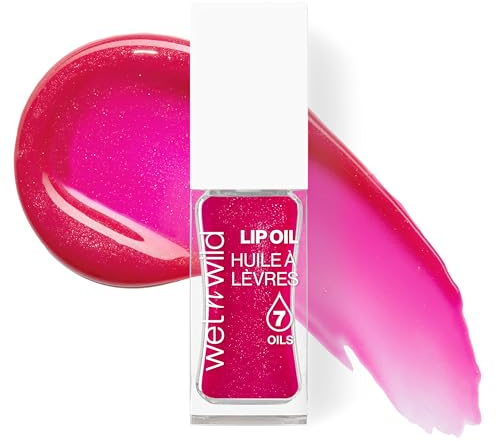 Wet n Wild Getöntes Lip Oil, Pflegendes & Nicht-Klebriges Rosa Lipgloss Mit 7 Natürlichen Ölen, Leichte Formel Für Spiegelähnlichen Glanzeffekt, Farbton Dress Code
