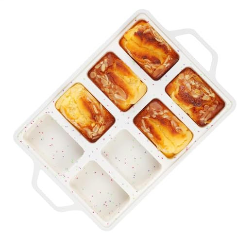 Qiwieod Molde de silicona, molde de silicona, molde para pan, molde de caja pequeña, molde de silicona para cocina, molde de silicona para hornear pan y molde de caja, molde de silicona rectangular