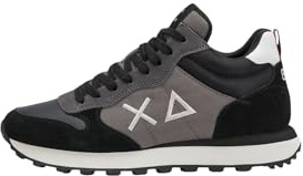 SUN68 Uomo Sneakers Alte Z45109 Poliestere Nero 43