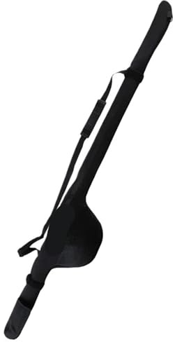 ZNJAMN Angelrutentasche Angelrutenhalter-Träger aus Nylon, zusammenklappbar, tragbar, for Angelruten FüR Angelruten Angel(140cm)