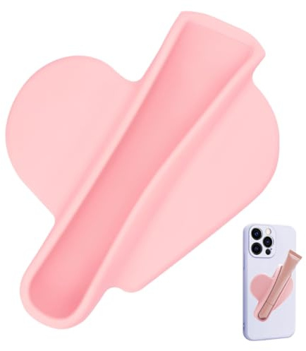 YOFDAL 1 Stück Lipgloss Holder – Handy & Phone Accessoire zur Aufbewahrung, Handy-Lippenstift-Halter, Rosa