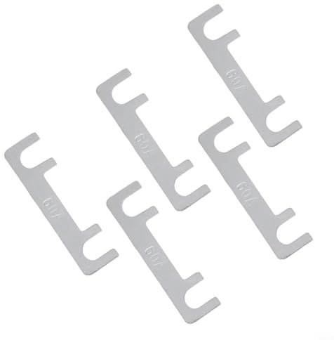 Solaughguy Car Fuse 32V Flat Type 30A-100A Battery Fuse Holder with Fork Bolt Terminal for Automotive Electrical Systems, 5 Pack(60A)