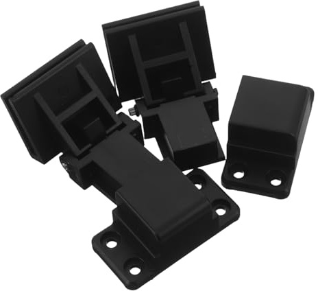 BESPORTBLE Bisagras de Cubierta Antipolvo para Tocadiscos Negro, Repuesto de Bisagra de Precisión para Plato Giratorio, Accesorio de Audio Hogar Funcionamiento Suave, Instalación Rápida