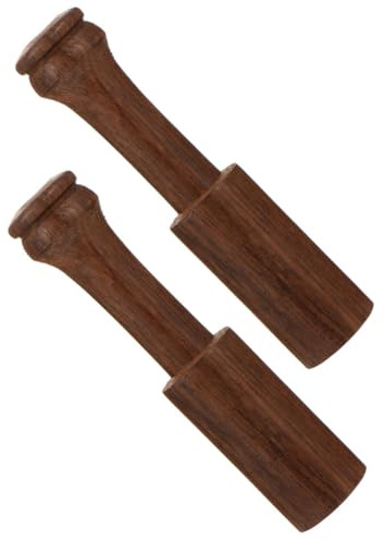 GARVALON 2 Pezzi Mazza in Legno per Campane Tibetane Accessorio per Ciotola Sonora Effetti Calmanti e Toni Pacifici per Sala Meditazione