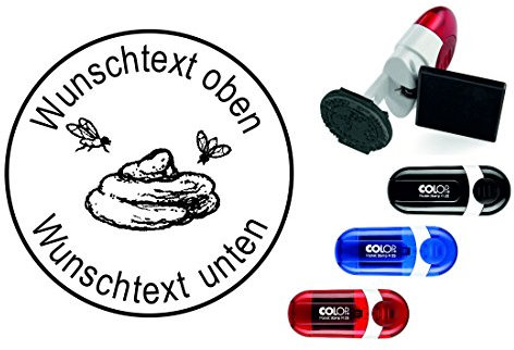 Geocachingstämpel hundhögen med personligt cachernamn/smeknamn – rund stämpel geocaching fickstämpel, loggbok – hundar
