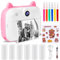 Macchina Fotografica Bambini Istantanea, 2,4 Pollici Digitale Fotocamera Bambini con 32GB TF Scheda e Carta Fotografica per Stampa, Regalo di Natale per Bambini dai 3-12 Anni