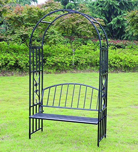 Eckman Gardenalia Victorian-Style Arch with Seat