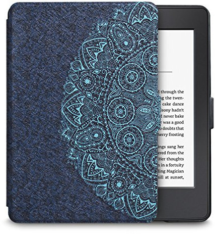 WALNEW Hülle für 6-Zoll Kindle Paperwhite 5./6. Generation 2012-2017 (Modell Nr.DP75SDI oder EY21), Leichteste und Dünnste Schutzhülle Tasche für Kindle Paperwhite mit Auto Schlaf/Wach