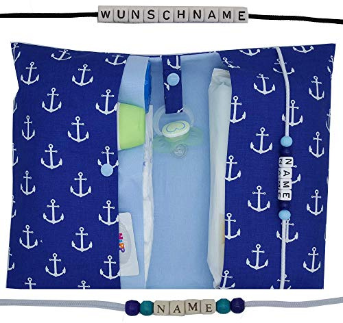 Große Windeltasche XXL mit Name Wickeltasche