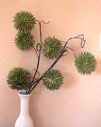 Small-Preis Kunstblumen Foam Blumen Schaumblüte künstliche Deko Blumen in verschiedenen Größen und Farben (Allium Malibu)