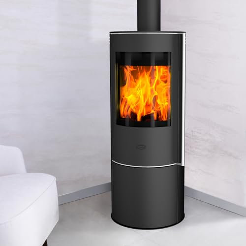 Fireplace K6750 Isola Dauerbrandofen Stahl Schwarz/A+