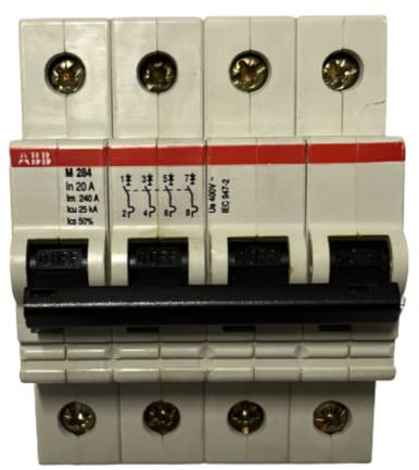 M284 INTERRUTTORE MAGNETOTERMICO 4P 20A - ABB SACE KU 641 3