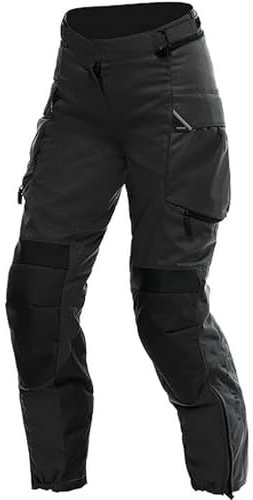 Dainese - Ladakh 3L D-Dry Lady Pants, Pantaloni Moto Touring, 3 Strati Impermeabili, Layer Termico Removibile, Pantaloni da Moto per Donna, Nero/Nero, 44