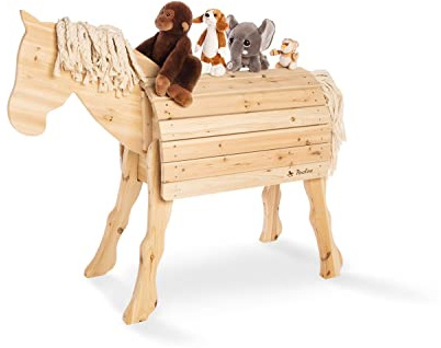 PINOLINO- Cavallo in Legno, Colore Naturale, Large, 381001