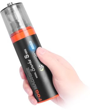 LENSGO Smoke S Mini Smoke Machine, Portable Fog Machine with Wireless Remote Control Smoke Machine, Party Stage Effects Misty Hand Held Fogger Smoke Machine for Photography