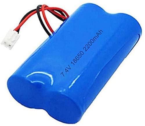 Batería Recargable De Ión De Litio De La Batería 2s1p 7.4v 2200mah 18650 con 2.54
