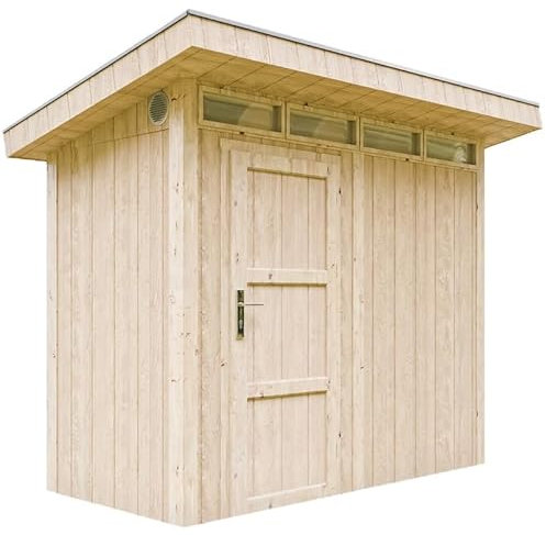 Gartenhaus Holz Basis LP SmartSide 3m² ohne Boden - Geräteschuppen B161xL293xH239 cm - Gartenhütte TIMBELA M901B