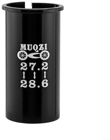 HOHOVYVY Sattelstütze Rohr Adapter, Aluminiumlegierung Sattelstützen Fahrrad Reduzierhülsen Fahrradsattelstützenrohr Reduzierhülse Shim Für Und Rennrad(27.2-28.6)