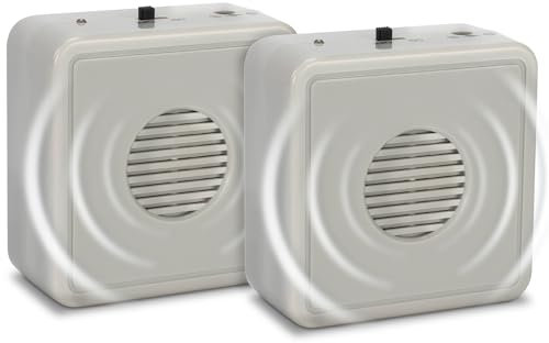 Repellente per Zanzare Mobile - Set di 2 Pezzi | Repellente Zanzare a Batterie | Antizanzare a Ultrasuoni | Senza Veleno, Pesticidi e Sostanze Chimiche | Anti Zanzare, Allontana Zanzare