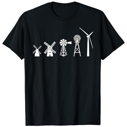 Renewable Energy Wind I'm A Big Fan Turbine Windmill T-Shirt