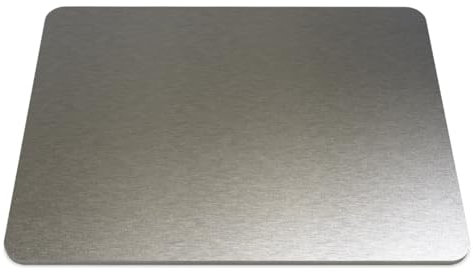 Czaja Acier inoxydable – Acier à pizza 6 mm – 40 x 30 cm – Pour pizza et pain croustillants comme au four en pierre | Pierre à pizza, pierre à four, plaque de cuisson