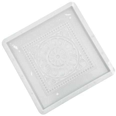DIYEAH Stampo Cemento in Plastico per Mattonelle Cementato Design Antico, Resistente e Facile da Sformare, per Pavimentazione da Giardino in Cortili Stile Cinese
