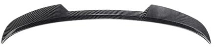 Aokvoh Auto Heckspoiler Für Ford Für Fiesta ST Line MK6 MK6.5 2008-2017 Heckflügel Fester Windspoiler Heckflügel Modifiziertes Dekorationszubehör Schwarz Glänzend Heckspoiler Auto(Carbon Look)