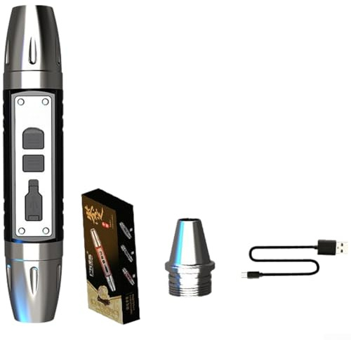 Torcia UV, 365 NM, ricaricabile, 4 colori, per gioielli in giada con pietre preziose, rilevamento antico, ricarica USB, ad alta intensità (C)