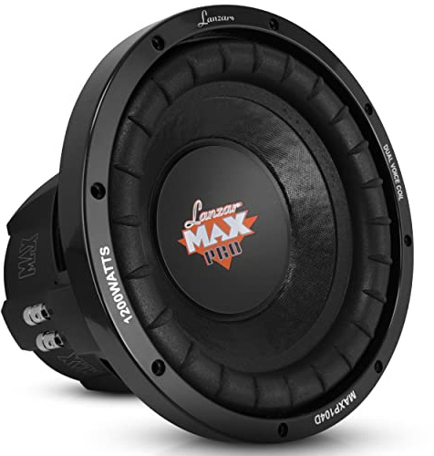 Pyle Max Pro Dual Subwoofer (25,4 cm (10 Zoll), 1200 Watt, Kleingehäuse, 4Ohm)