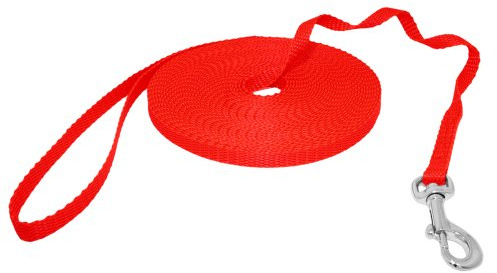 Hunde Design Mini Schleppleine Rot 15m
