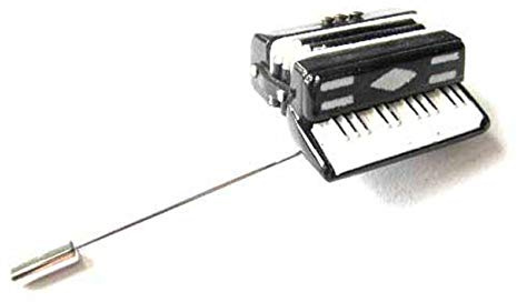 Akkordeon Krawattenhalter Miniblings Pin Harmonika Schifferklavier | Statement am Revers, montiert in Berlin, auch als Mitbringsel geeignet