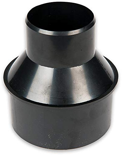 Midlands Tool Supplies Reducer - Dust Extractor Hose Fitting Reducer 100/63mm OD to 63mm, ID 93mm to 58mm Plastic Red Dust Extraction System Component