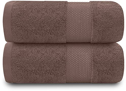GC GAVENO CAVAILIA 100% Cotton Bath Towels, Camel, 70x125Cm, Pack of 2