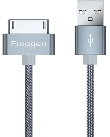 Froggen USB Ladekabel 30-Pin USB Kabel Datenkabel Synchronisieren-Kabel ​Nylon kompatibel mit iPhone 4 4s iPhone 3G 3GS für Pad 1 2 3 Pod