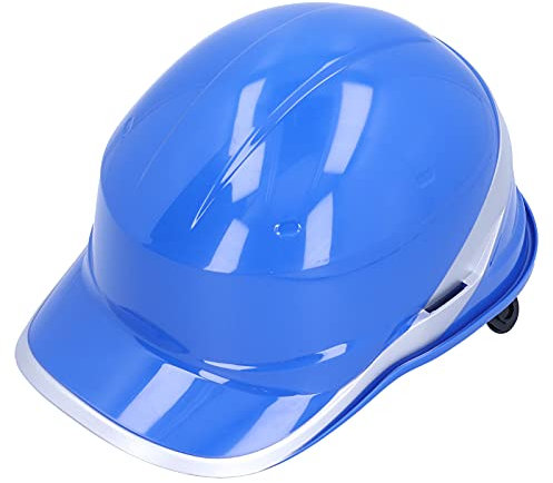 Industriehelm, Bauhelm, Blauer Sicherheitsschutzhelm Anti Smashing Verstellbarer Helm mit Reflexstreifen für Baustellen Power Engineering