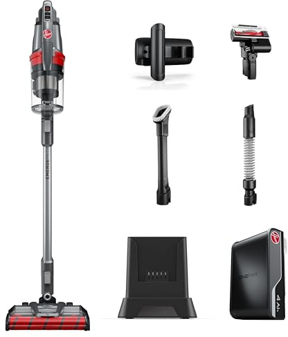 Hoover ONEPWR WindTunnel Emerge Pet+ Cordless Stick Vacuum Cleaner, Lightweight Stick Vac, Powerful and Quiet Cleaning, Self Standing, No Wall Mount Required, Cordless Vacuum Cleaners for Home Use