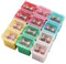 VOANZO Caja de fusibles para Coche, 12 Uds, fusibles para Coche Surtidos 20A/25A/30A/40A/50A/60A para Camiones, Coches y SUV, Barco