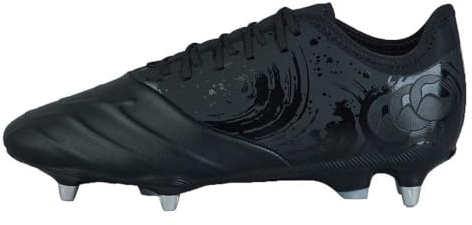 Canterbury Unisex Phoenix Genesis Pro Stiefel, Schwarz/Silber-Metallic, 37 EU