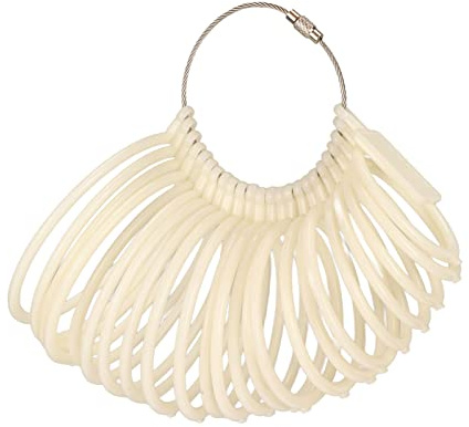 Medidor de Pulsera, Juego de Tamaño de Anillo de Muñeca, Profesional, Ajustable, Ligero, Medidor de Tamaño, Herramienta de Reparación de Pulsera Blanca, Medición de Joyería