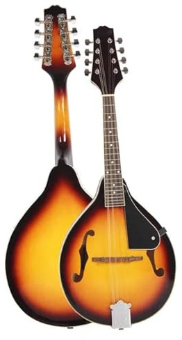Mandoline Instrument 8 Saiten Mandoline Linde Mit Palisanderstahl Begleitmusikinstrument Verstellbare Brücke Anfänger