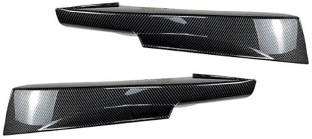 FZCSIMR Frontstoßstangenlippe Splitter Diffusor Karosserie Kits Spoiler Stoßstangenschutz Für 3er-Reihe E90 E91 LCI MS&Port 2009-2012 Auto Frontspoiler(Splitter im Carbon-Look)