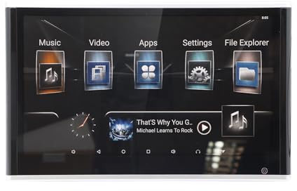 ASVEGE 11.6 Android 12 Touchscreen Auto TV Kopfstützen Monitor für Rücksitz | mit Umgebungslicht, Unterstützung 4K Video/WiFi/Bluetooth/Airplay/HDMI Input/USB/SD Card/Mirror Link, 4+64G