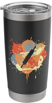 Rolling Pin Sketch Patissier Baking Stainless Steel Insulated Tumbler