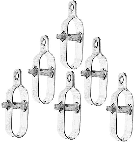 Abaodam 6 Stück Kabelspanner für Gewächshäuser Abzieher Gartendraht Ratsche Stahlkabel Stahldraht Seilspanner Gartenspanner Kabelsieb aus Metall Garten draht Spanner Gießen